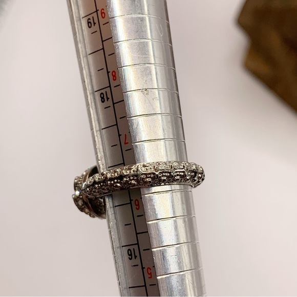 Jack Skellington pave crystal and enamel Nightmare Before Christmas ring sz 6.5 - Picture 7 of 12